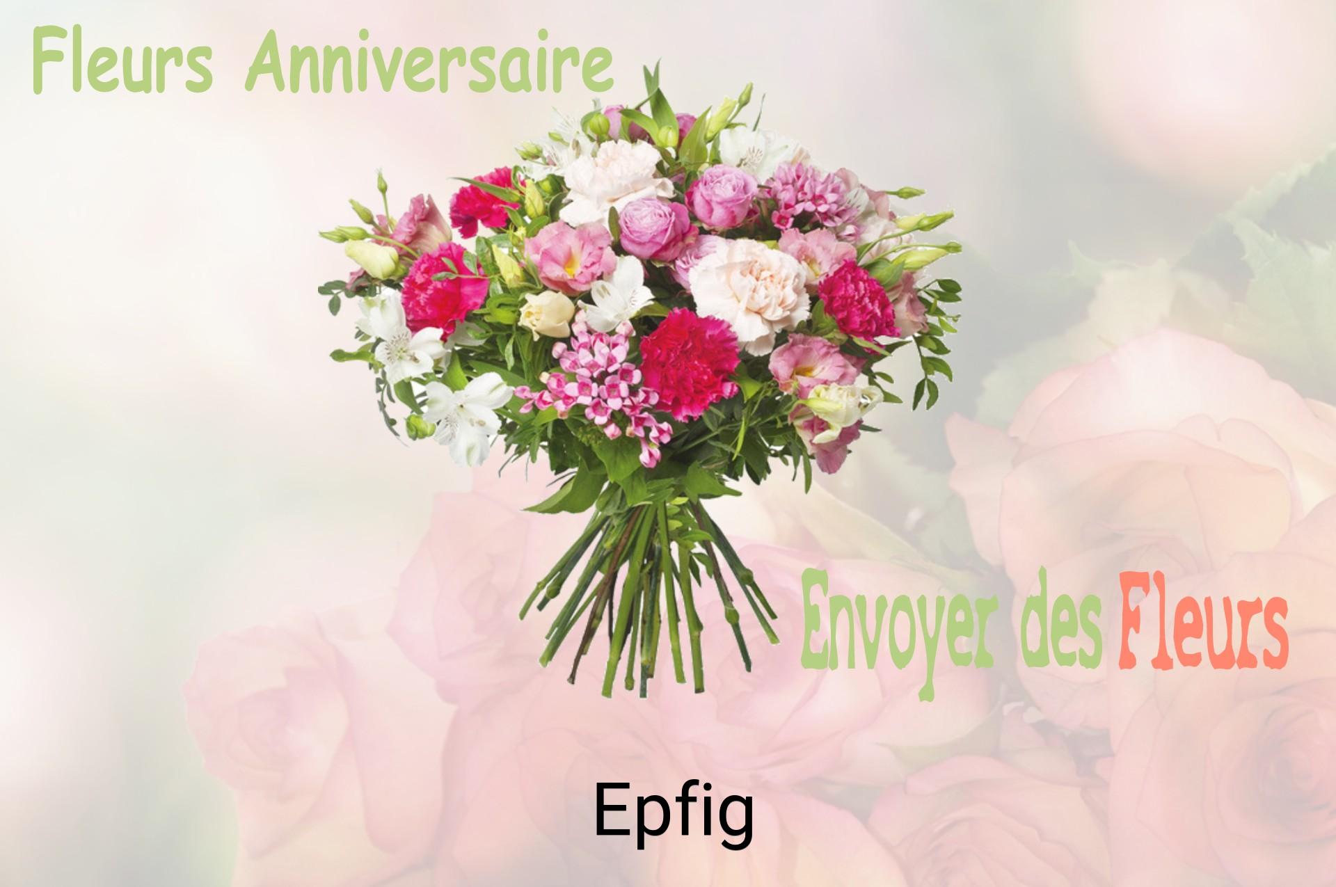 Bouquet de fleurs d’anniversaire livré à Epfig