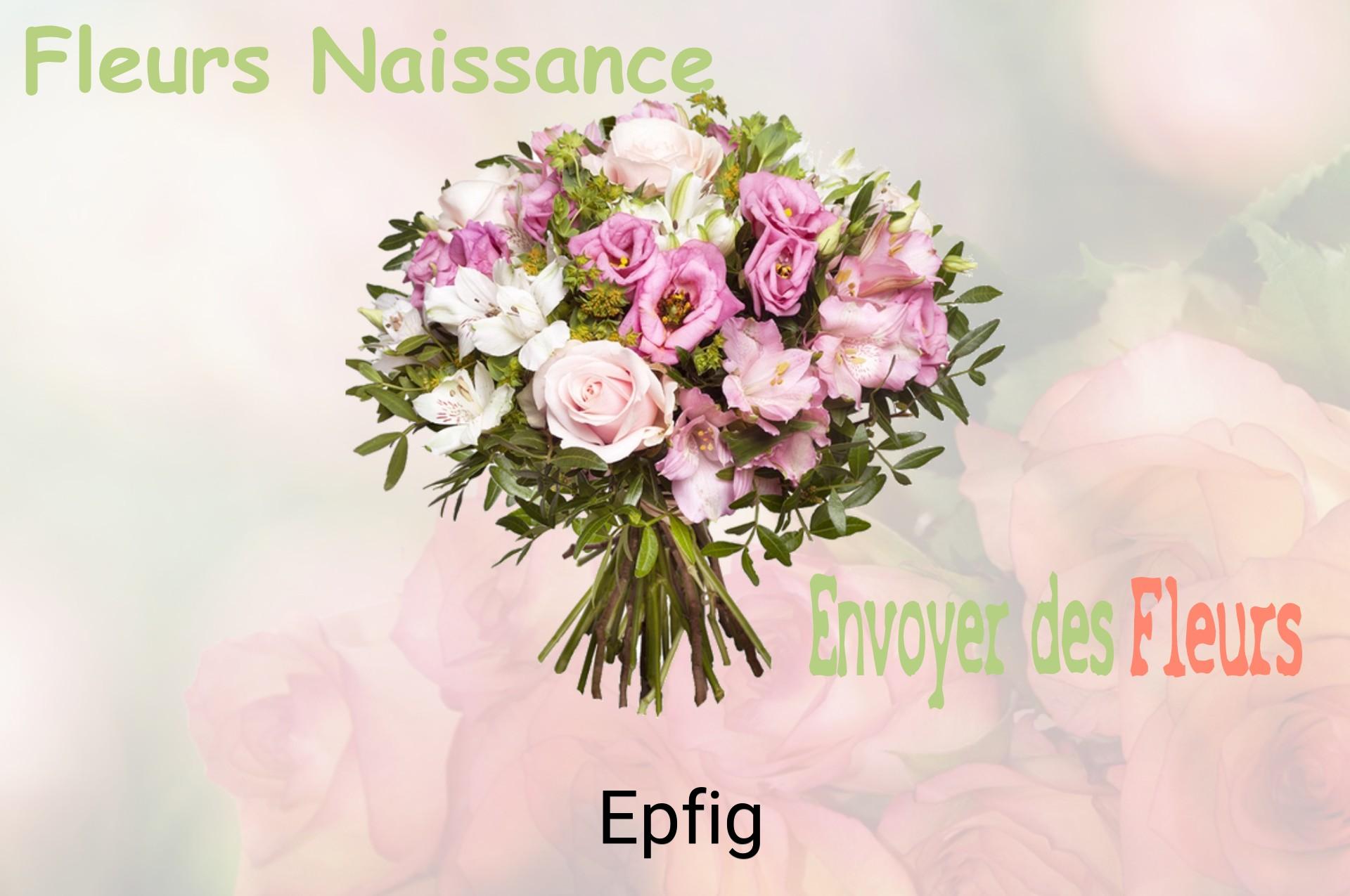 Bouquet de fleurs de naissance livré à Epfig